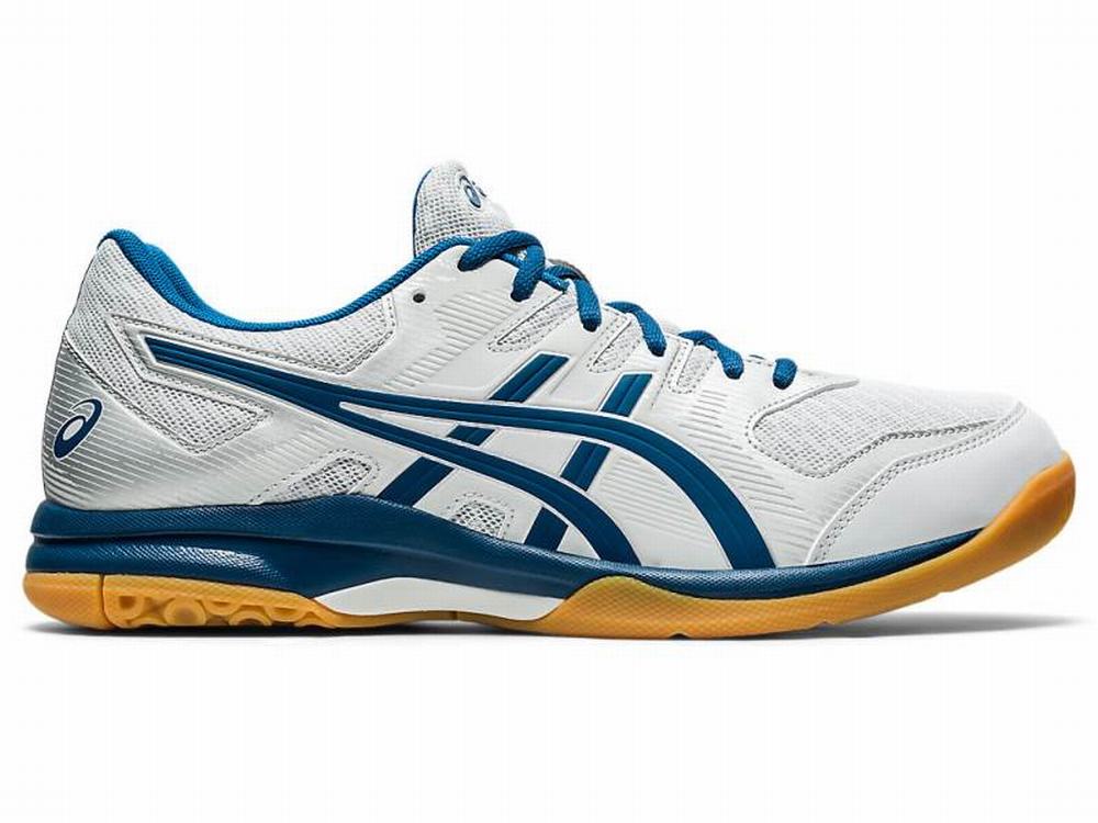 Asics GEL-ROCKET 9 Men\'s Volleyball Shoes Grey / Blue | FBM147362