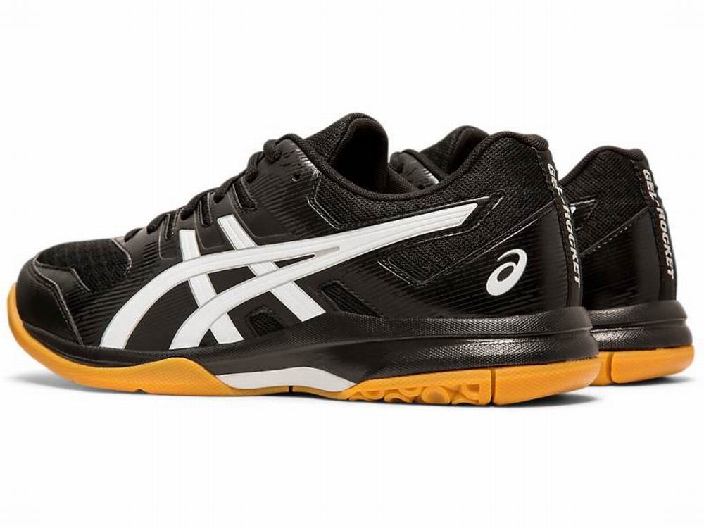 Asics GEL-ROCKET 9 Men's Volleyball Shoes Black / White | MGD720945