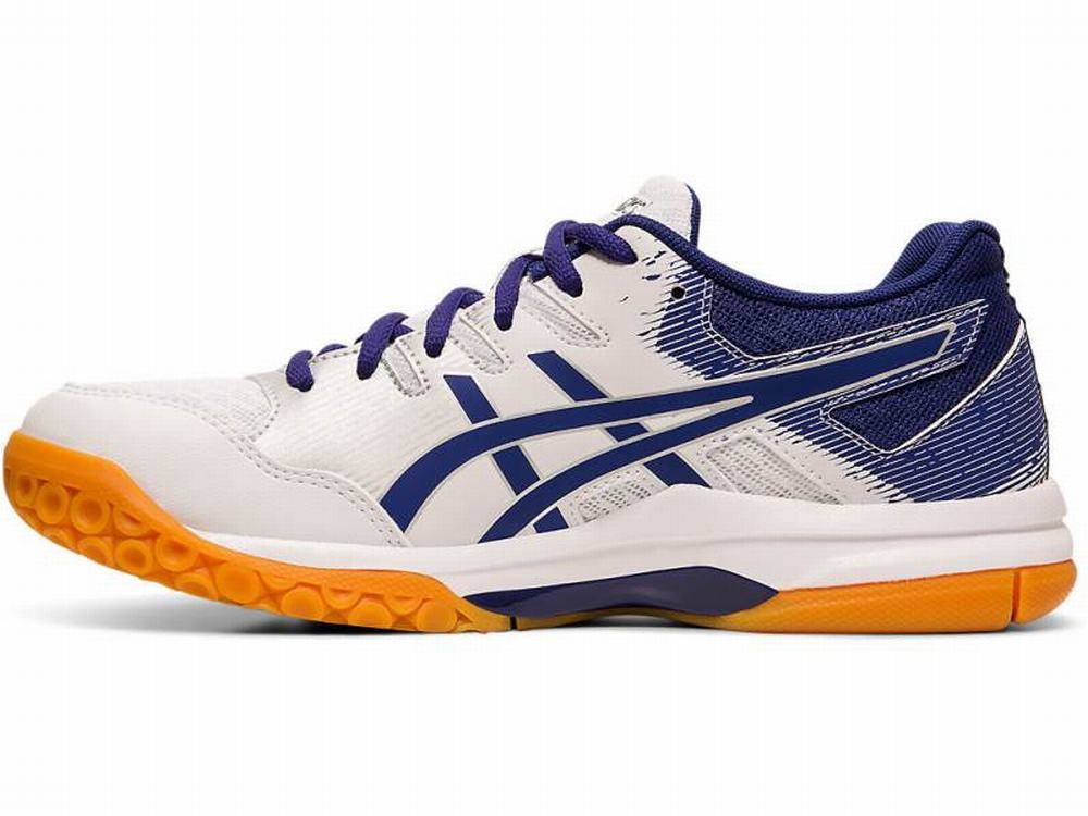 Asics GEL-ROCKET 9 Women's Sneakers White / Blue | BDQ371865