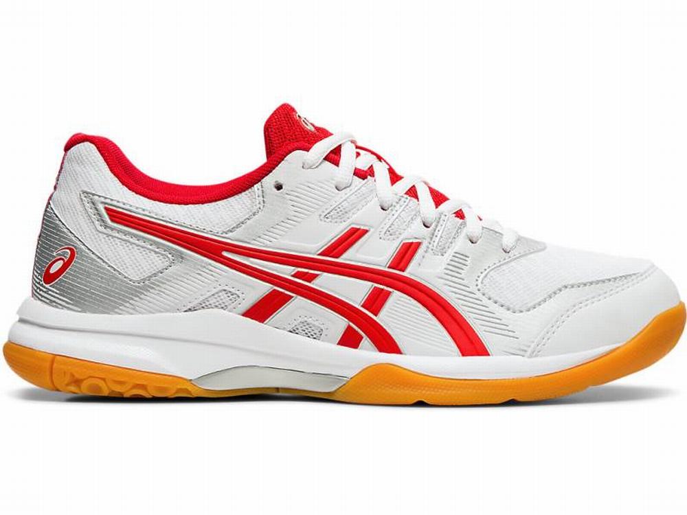 Asics GEL-ROCKET 9 Women's Sneakers White / Red | OSN274891