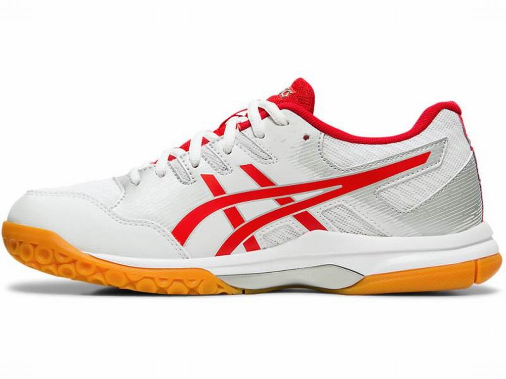 Asics GEL-ROCKET 9 Women's Sneakers White / Red | OSN274891