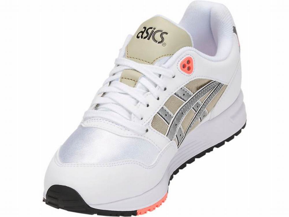 Asics GEL-SAGA Women's Sneakers Khaki / Silver | JXI751386