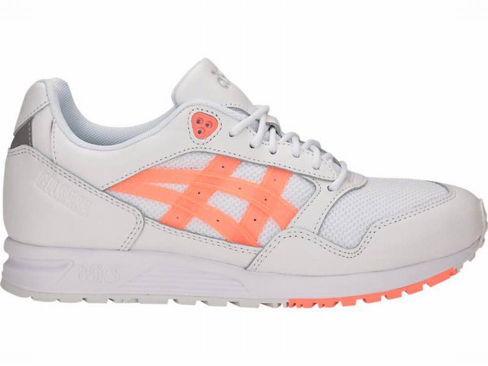 Asics GEL-SAGA Women's Sneakers White / Orange / Coral | MBG896170