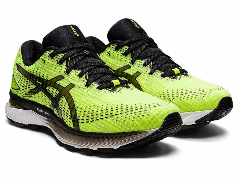 Asics GEL-SAIUN Men's Running Shoes Yellow / White / Silver | ZGE305861