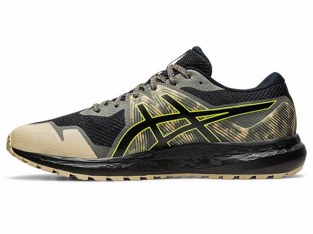 Asics GEL-SCRAM 6 Men's Trail Running Shoes Black / Light Green | ZHG912084