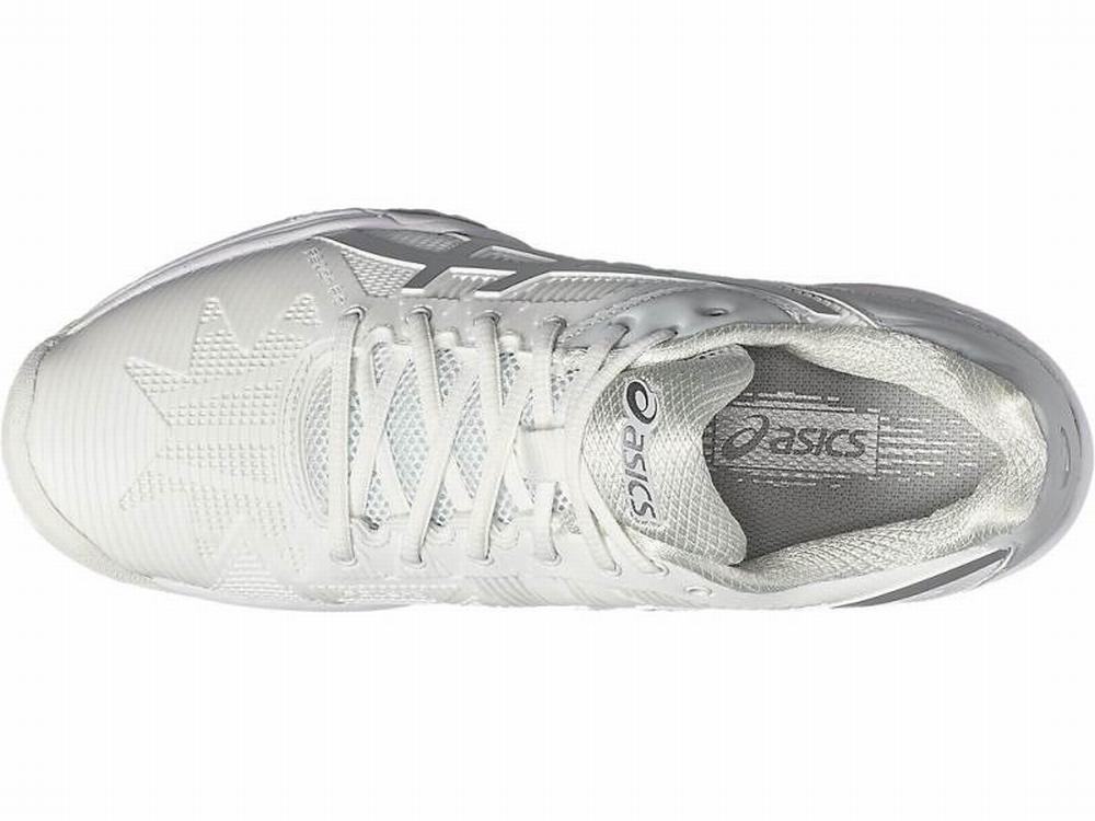 Asics GEL-Solution Speed 3 Women's Tennis Shoes White / Silver | NKT305192