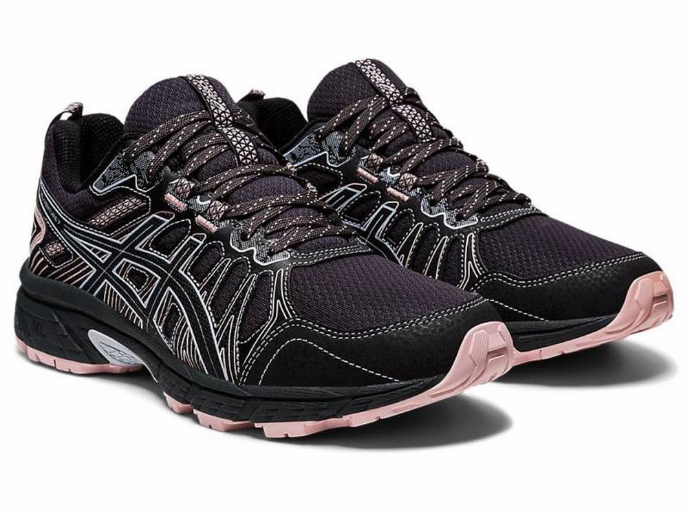 Asics GEL-VENTURE 7 Women's Trail Running Shoes Deep Grey / Black | OCK923087