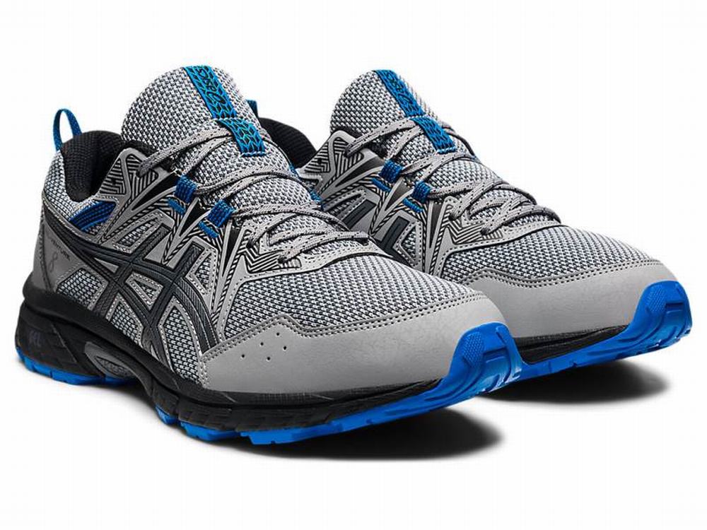 Asics GEL-VENTURE 8 Men's Trail Running Shoes Blue | WNV253864