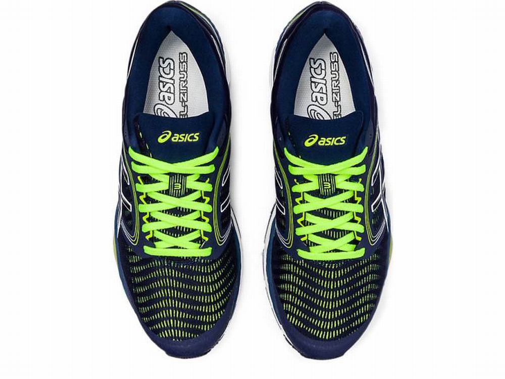 Asics GEL-ZIRUSS 3 Men's Running Shoes Navy / Yellow | SHA745920