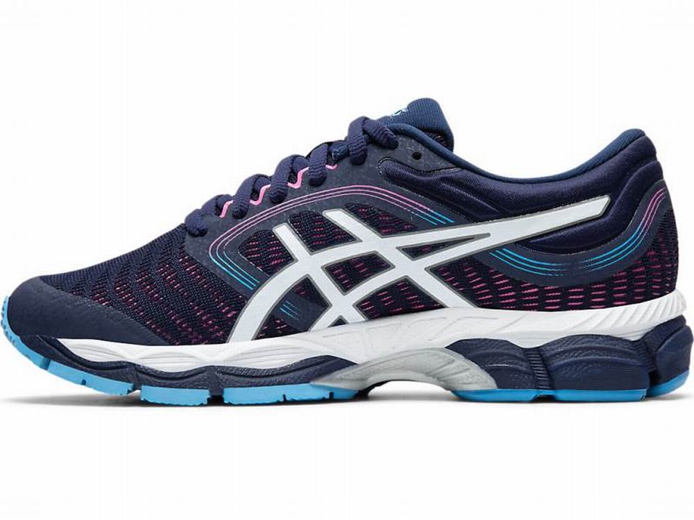 Asics GEL-ZIRUSS 3 Women's Running Shoes Navy / White | YZH493107