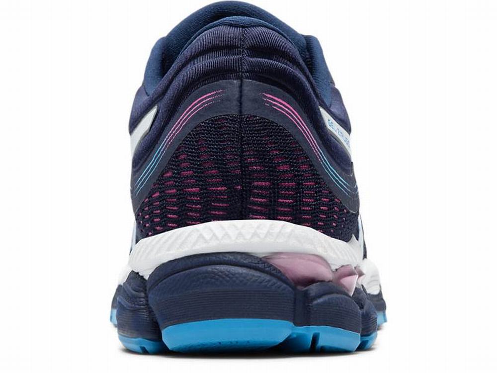 Asics GEL-ZIRUSS 3 Women's Running Shoes Navy / White | YZH493107