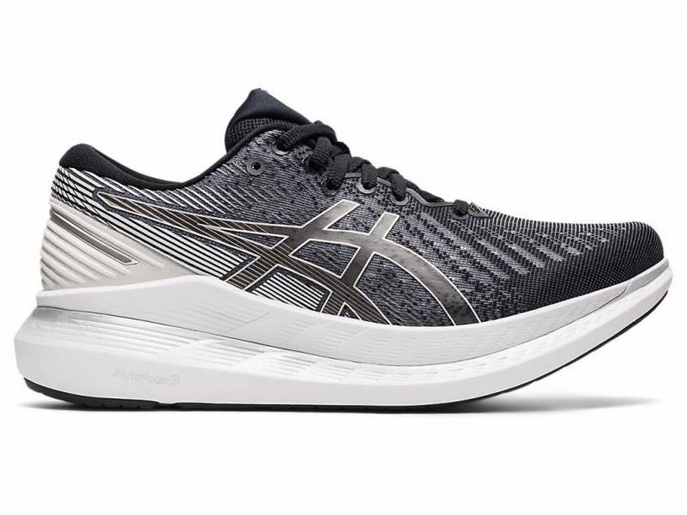 Asics GLIDERIDE 2 (D) Women\'s Running Shoes Black / White | XKV947023