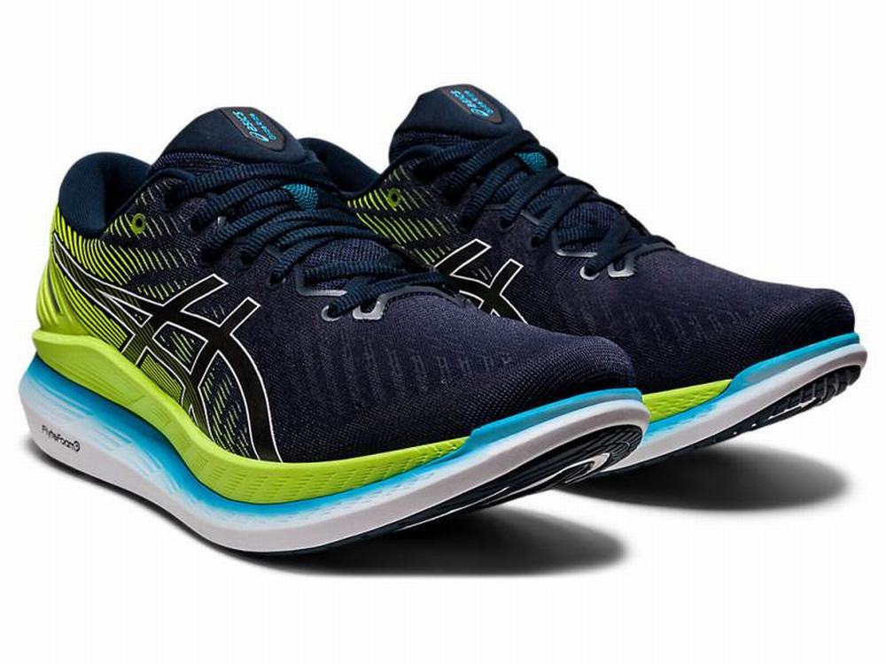 Asics GLIDERIDE 2 Men's Running Shoes Blue / Green | FDO215879