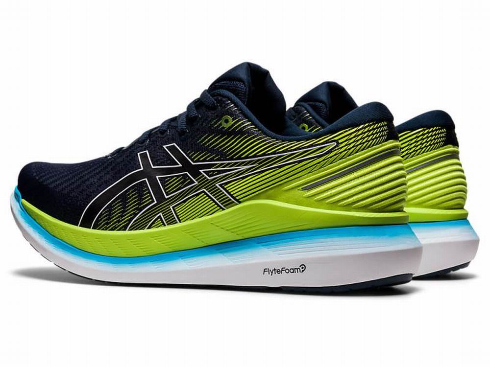 Asics GLIDERIDE 2 Men's Running Shoes Blue / Green | FDO215879