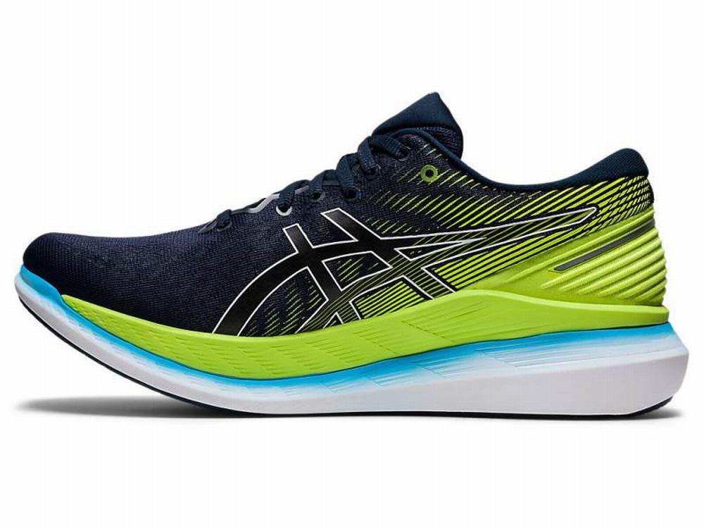 Asics GLIDERIDE 2 Men's Running Shoes Blue / Green | FDO215879