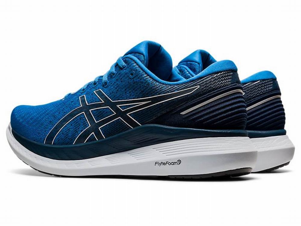 Asics GLIDERIDE 2 Men's Running Shoes Black / Blue | ILR617234