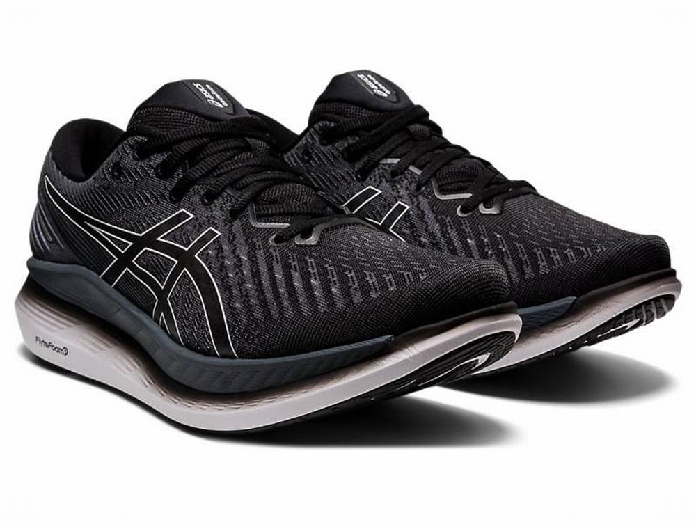 Asics GLIDERIDE 2 Men's Running Shoes Black / Grey | UHQ194075