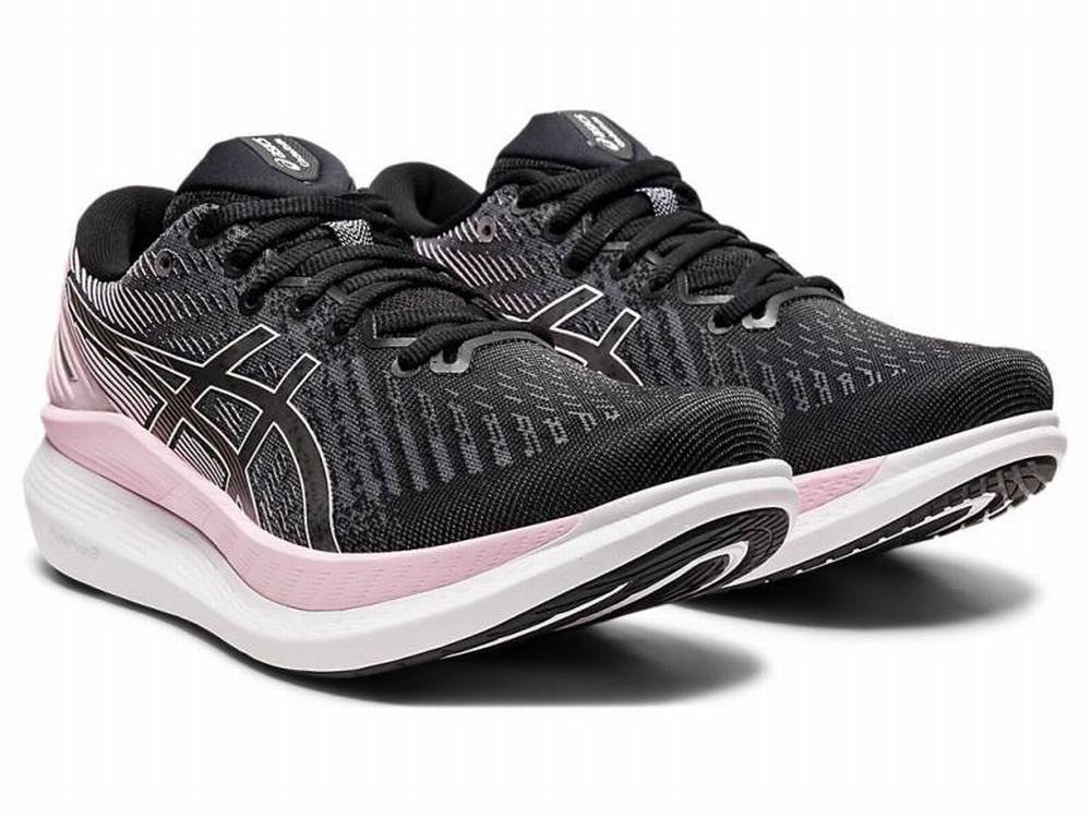 Asics GLIDERIDE 2 Women's Running Shoes Black / Pink | IWZ058793