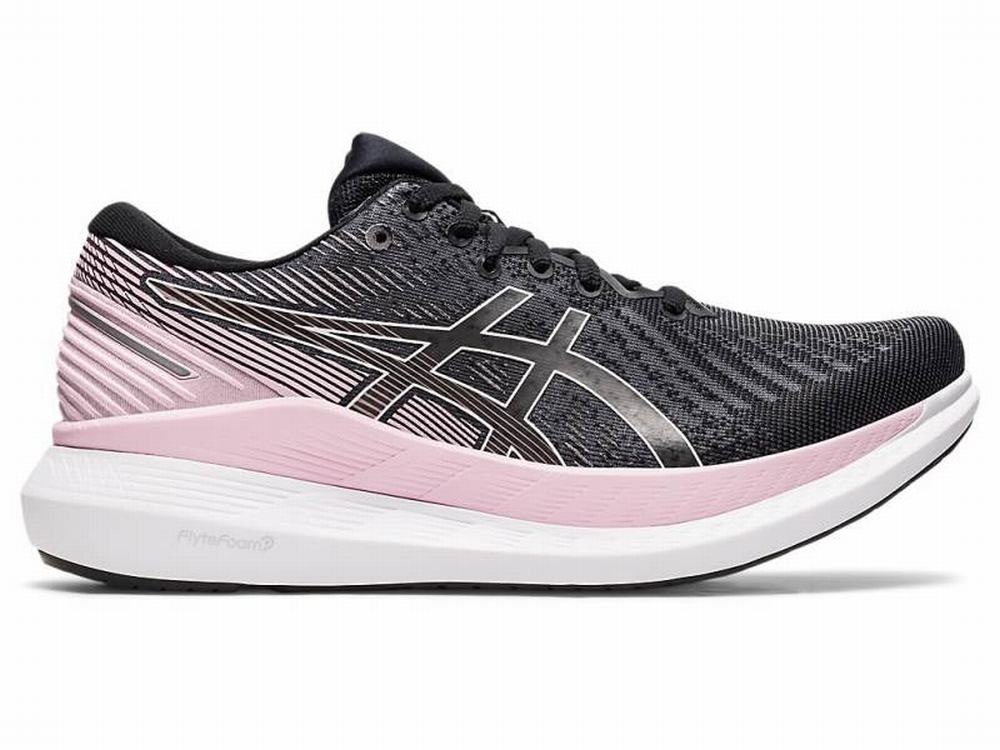 Asics GLIDERIDE 2 Women\'s Running Shoes Black / Pink | IWZ058793