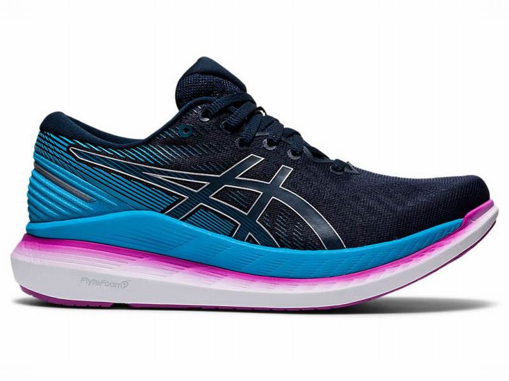 Asics GLIDERIDE 2 Women\'s Running Shoes Blue / Green | WTH193658