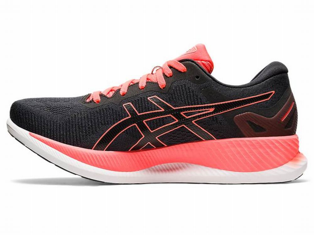 Asics GLIDERIDE Men's Running Shoes Black / Orange | QUR146592