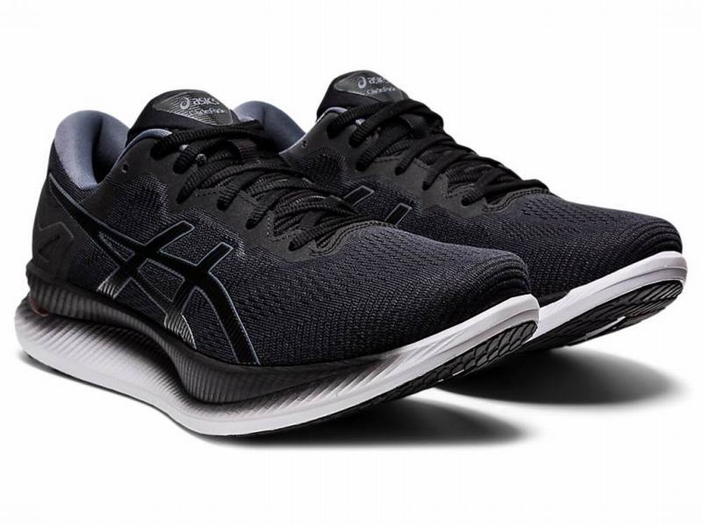 Asics GLIDERIDE Men's Running Shoes Deep Grey / Black | OXP780295