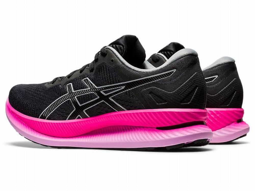 Asics GLIDERIDE Women's Running Shoes Deep Grey / Black | YEL928015