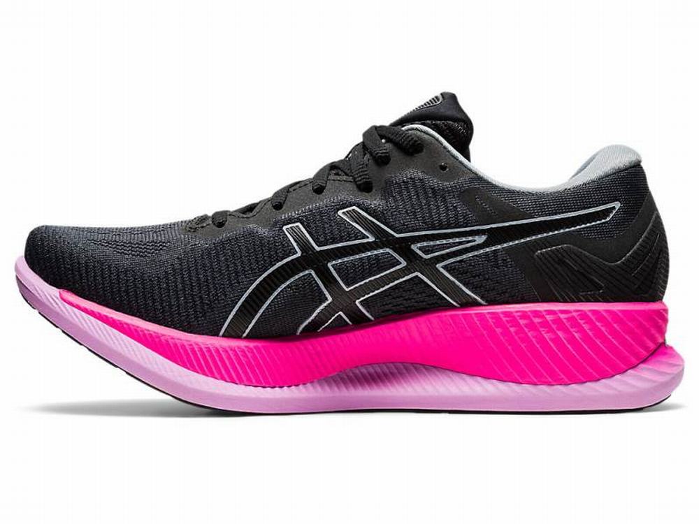 Asics GLIDERIDE Women's Running Shoes Deep Grey / Black | YEL928015