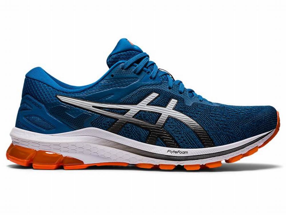 Asics GT-1000 10 (4E) Men's Running Shoes Black / Blue | JKA801652