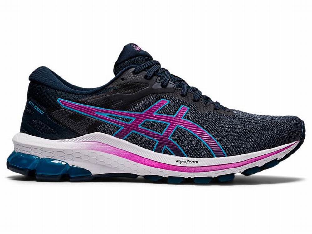 Asics GT-1000 10 (D) Women's Running Shoes Blue / Purple | SBH159746