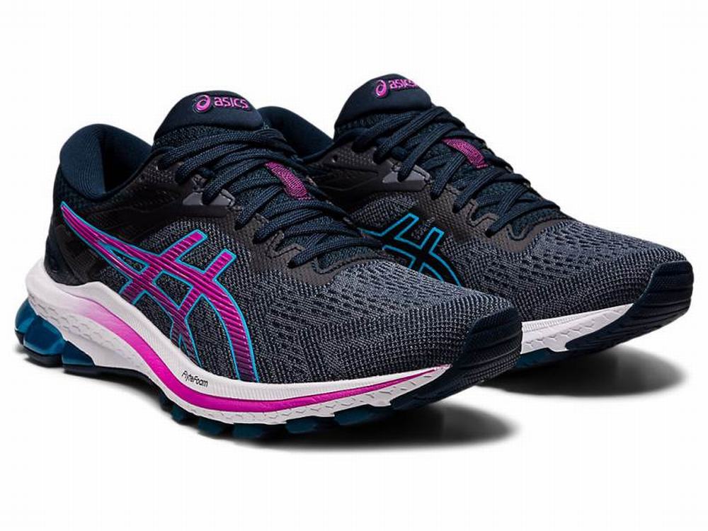 Asics GT-1000 10 (D) Women's Running Shoes Blue / Purple | SBH159746