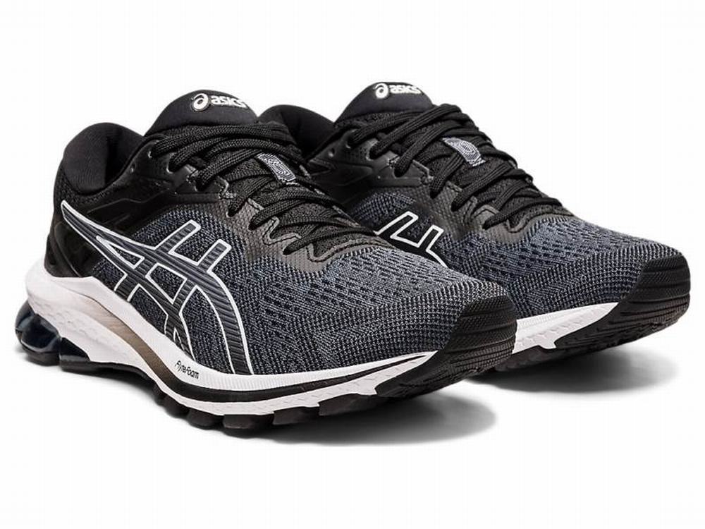 Asics GT-1000 10 (D) Women's Running Shoes Black / White | WYK563072