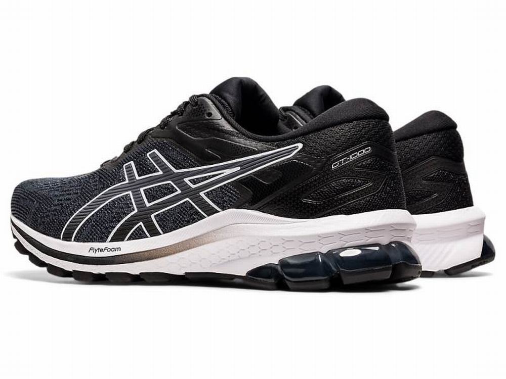 Asics GT-1000 10 (D) Women's Running Shoes Black / White | WYK563072