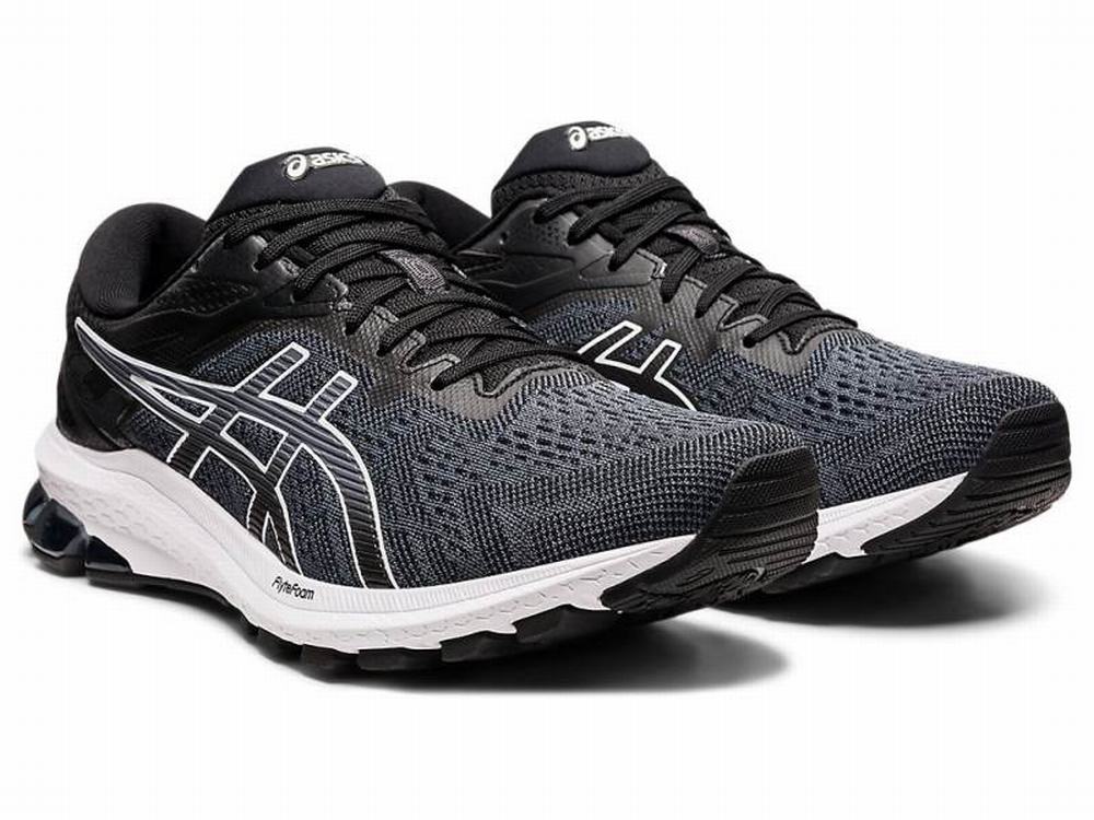 Asics GT-1000 10 Men's Running Shoes Black / White | QHI160475