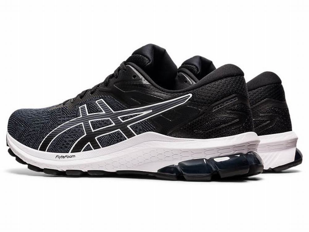 Asics GT-1000 10 Men's Running Shoes Black / White | QHI160475