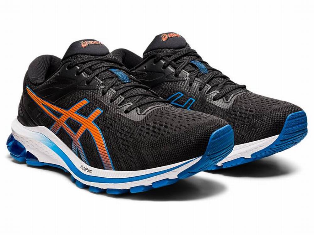 Asics GT-1000 10 Men's Running Shoes Black / Blue | XMV058731