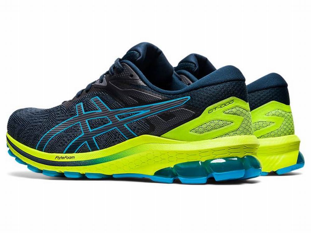 Asics GT-1000 10 Men's Running Shoes Blue / Green | BTH805261