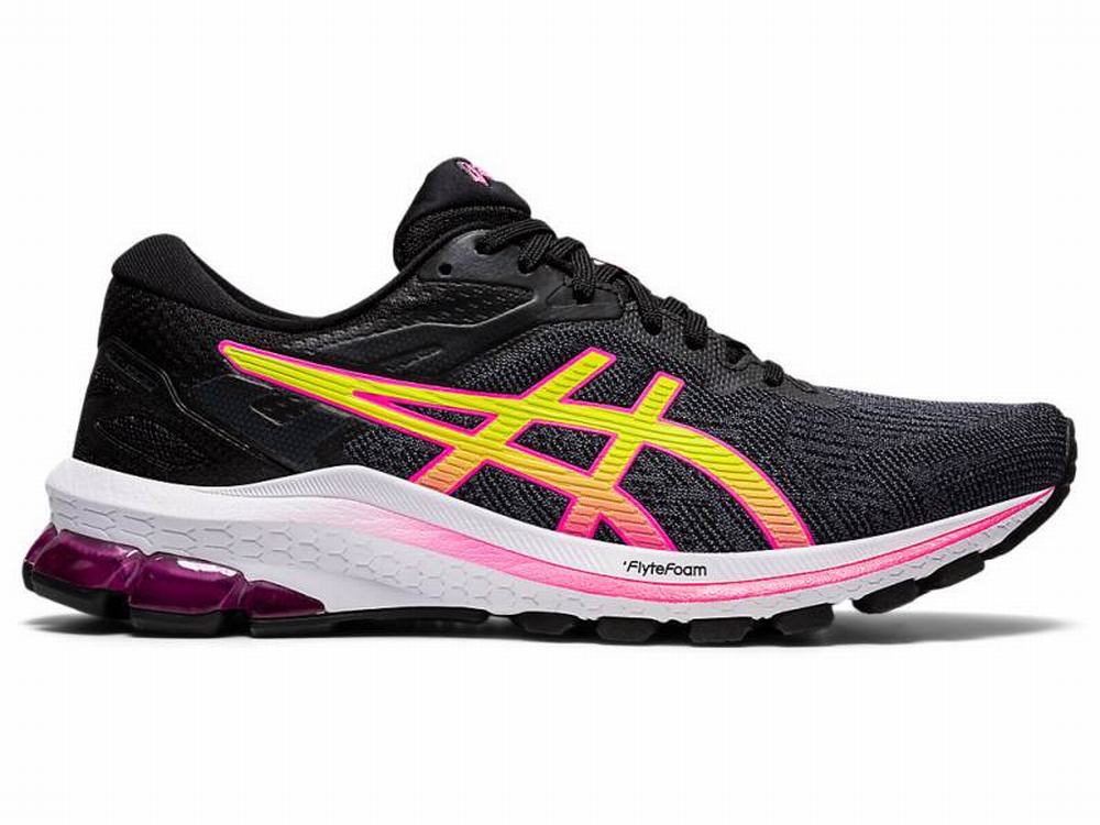 Asics GT-1000 10 Women\'s Running Shoes Black / Pink | HWP534710