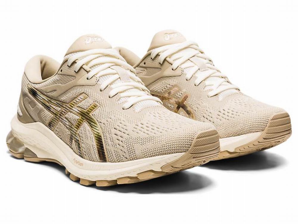 Asics GT-1000 10 Women's Running Shoes Cream | OQT382750