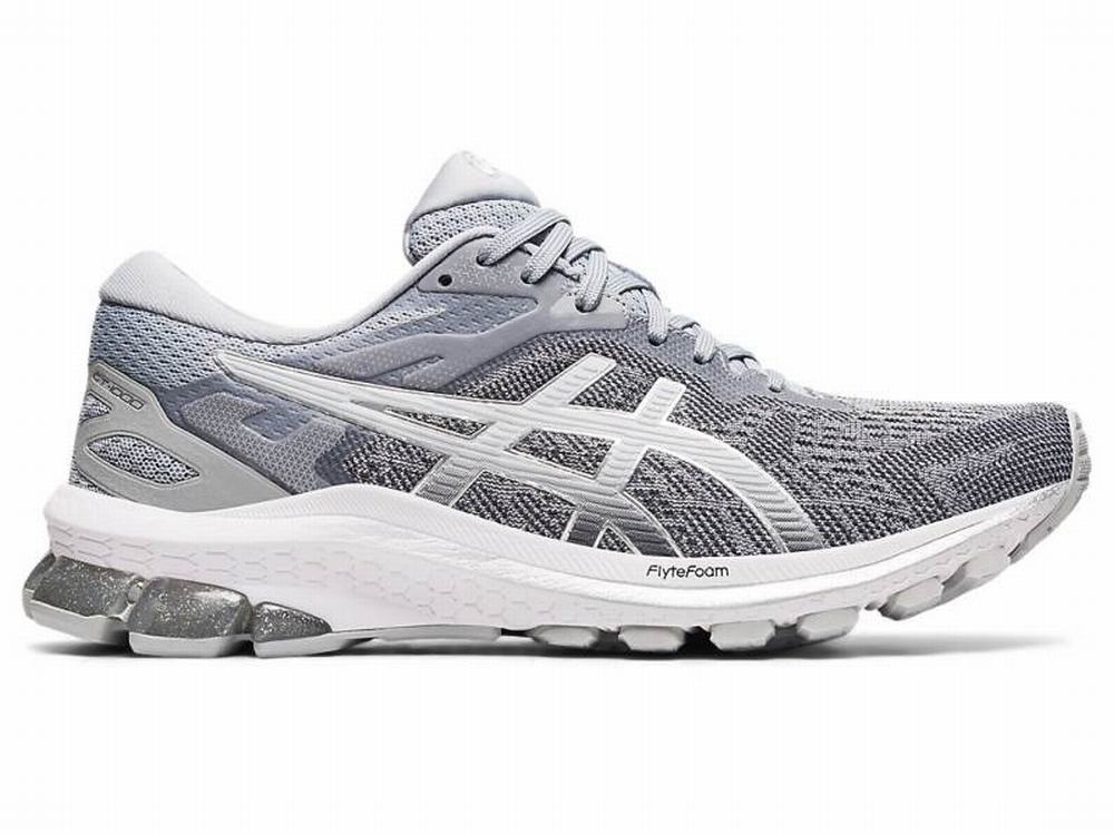 Asics GT-1000 10 Women's Running Shoes Grey / Silver | WBI857463