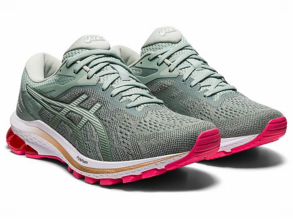 Asics GT-1000 10 Women's Running Shoes Light Green | OUP841590