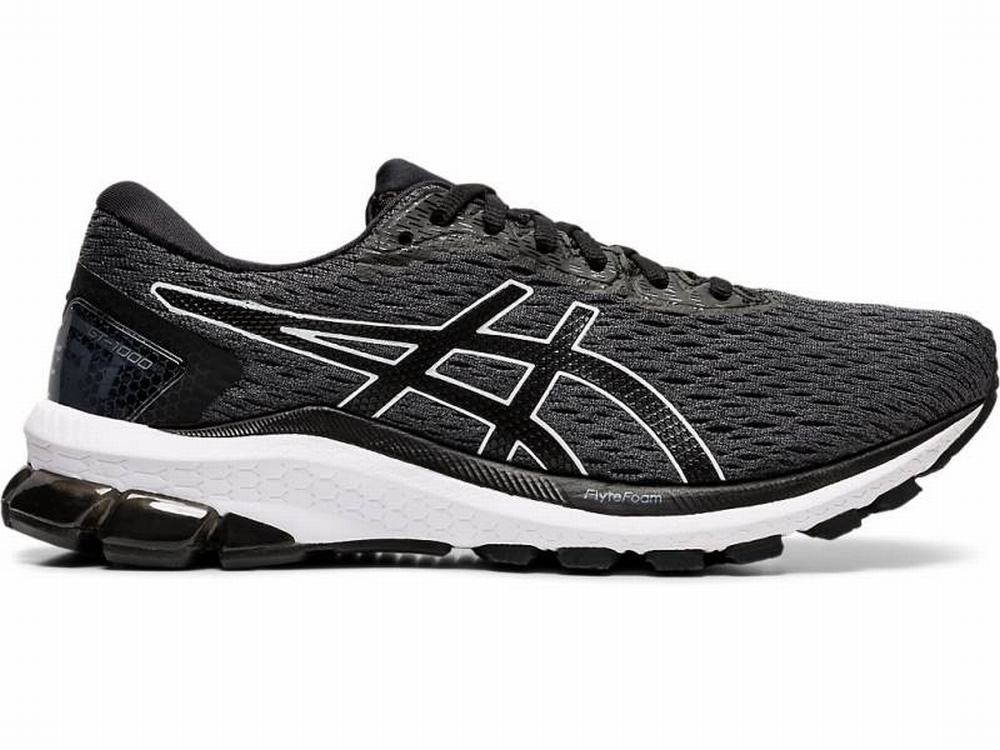 Asics GT-1000 9 (D) Women's Running Shoes Black / Grey | TFK720689