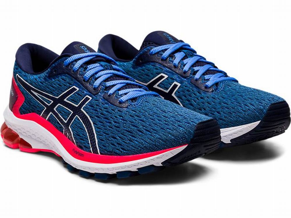 Asics GT-1000 9 Women's Running Shoes Blue / Navy | ARE536281