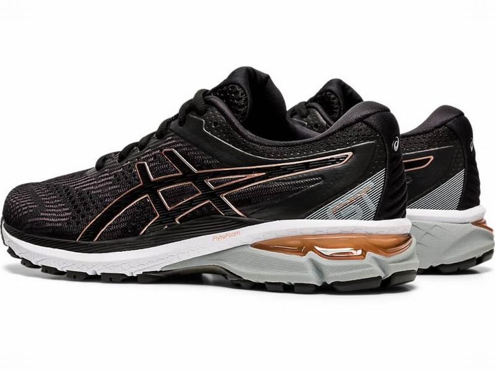 Asics GT-2000 8 (D) Women's Running Shoes Black / Rose / Gold | SWP950634