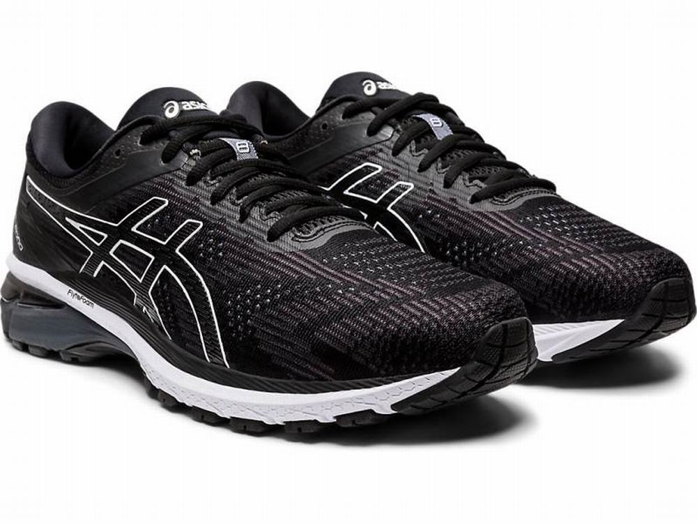 Asics GT-2000 8 Men's Running Shoes Black / White | LIZ597310