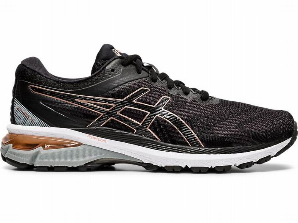 Asics GT-2000 8 Women's Running Shoes Black / Rose / Gold | HPJ056931