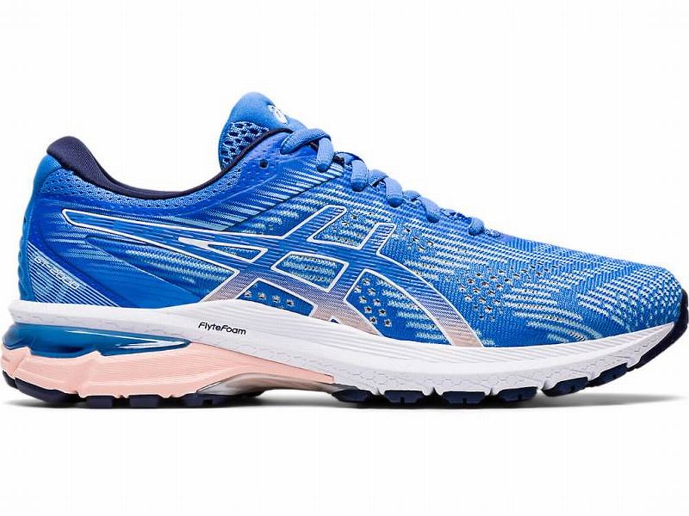 Asics GT-2000 8 Women's Running Shoes Blue / White | IHW590812