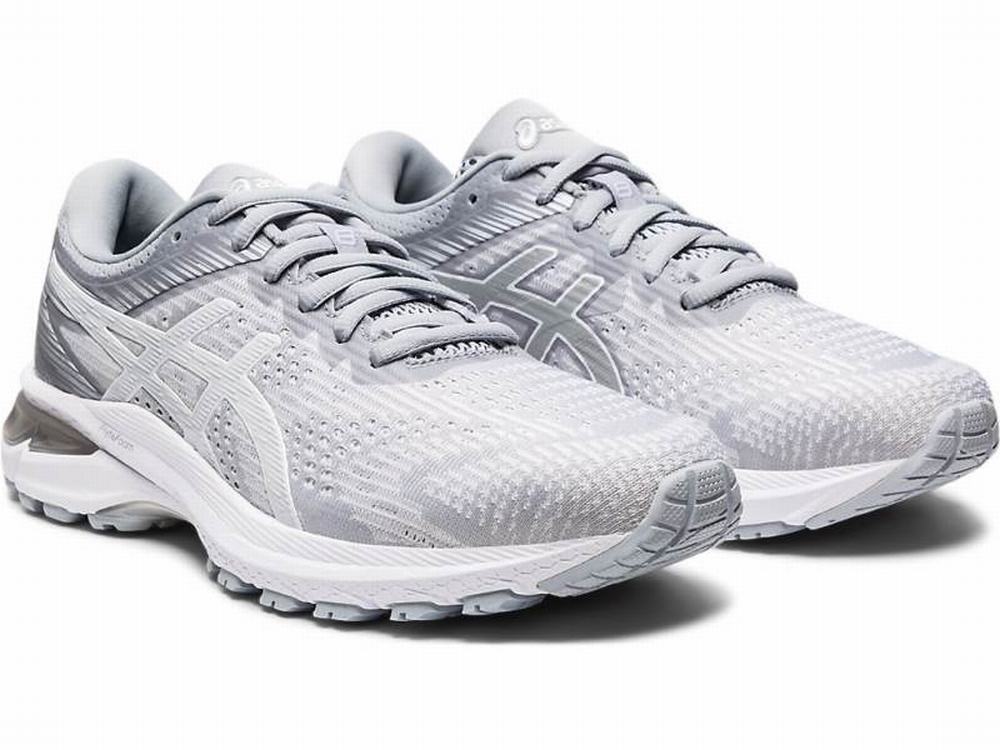 Asics GT-2000 8 Women's Running Shoes White / Grey | JGD085692