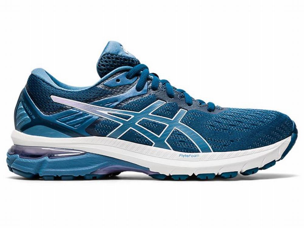 Asics GT-2000 9 (D) Women's Running Shoes Blue / Grey | XIG968034