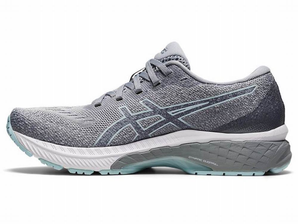 Asics GT-2000 9 KNIT Women's Running Shoes Grey / Black | WZB479263